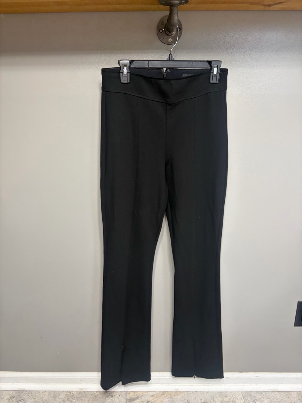 J. Crew Black Stretch Pull-On Boot Cut Pants